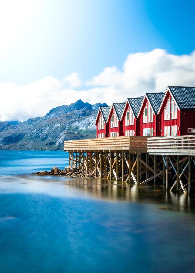 Lofoten Rorbu Lodge Offersoya Bagian luar foto